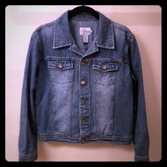 Calvin Klein Jackets & Blazers - SOLD NWOT Calvin Klein Jean Jacket